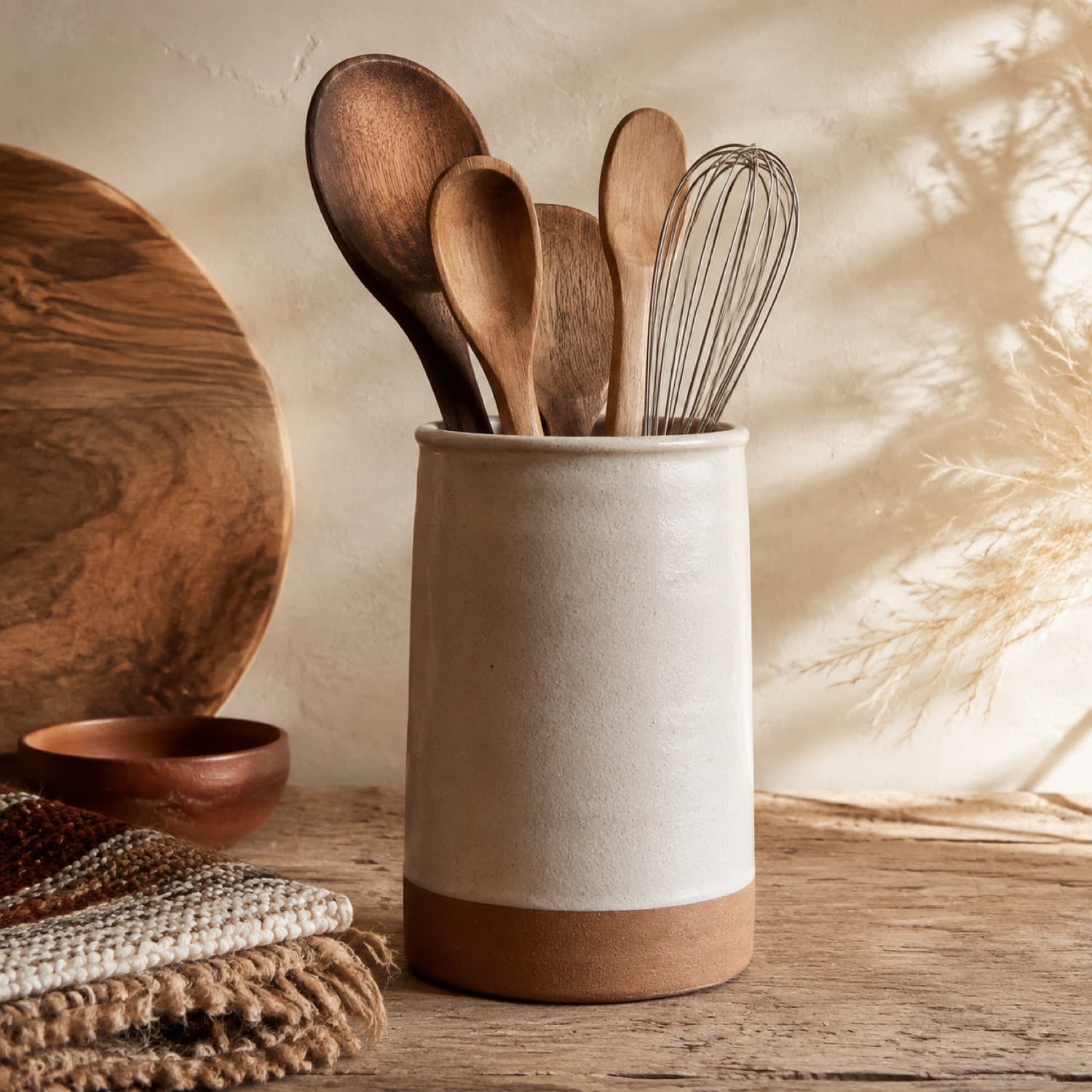 Rustic Utensil Crock